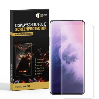 3x Displayfolie für One Plus 7 Pro FULL COVER Displayschutzfolie HD ULTRA KLAR
