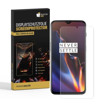 2x Displayfolie für One Plus 7 FULL COVER Displayschutzfolie Display HD KLAR