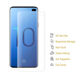 6x Displayfolie für Samsung Galaxy S10 Plus FULL COVER Displayschutzfolie KLAR