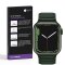 2x UV-Liquid 9H Panzerglas für Apple Watch 4/ 5/ 6 44 mm 3D KLAR echtes Tempered Panzerhartglas Displayschutz Schutzglas Schutzfolie Panzerfolie Screen-Protector