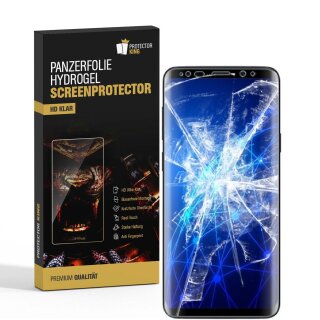 4x Hydrogel-Glass für Samsung Galaxy S9 Plus Selbstheilend für Micro Kratzer 3D KLAR Panzerfolie Displayschutz Schutzfolie Screen-Protector