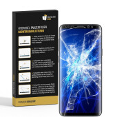4x Hydrogel-Glass für Samsung Galaxy S9 Plus Selbstheilend für Micro Kratzer 3D KLAR Panzerfolie Displayschutz Schutzfolie Screen-Protector