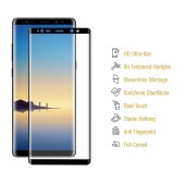 2x 9H Hartglas für Samsung Galaxy Note 8 FULL CURVED Schutzglas Schutzfolie Displayschutz Panzerfolie KLAR Panzerglas Tempered echtes Displayglas Glasfolie
