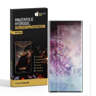 2x Hydrogel-Glass für Samsung Galaxy Note 10 Plus Selbstheilend für Micro Kratzer 3D KLAR Panzerfolie Displayschutz Schutzfolie Screen-Protector