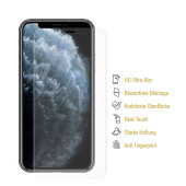 4x Hydrogel-Glass für iPhone XS Max Selbstheilend für Micro Kratzer 3D KLAR Panzerfolie Displayschutz Schutzfolie Screen-Protector