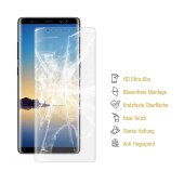 3x Hydrogel-Glass für Samsung Galaxy Note 9 Selbstheilend für Micro Kratzer 3D KLAR Panzerfolie Displayschutz Schutzfolie Screen-Protector