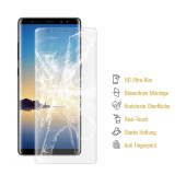 6x Hydrogel-Glass für Samsung Galaxy Note 9 Selbstheilend für Micro Kratzer 3D KLAR Panzerfolie Displayschutz Schutzfolie Screen-Protector