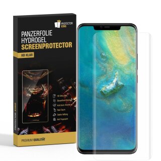 1x Hydrogel-Glass für Huawei Mate 20 Pro Selbstheilend für Micro Kratzer 3D KLAR Panzerfolie Displayschutz Schutzfolie Screen-Protector