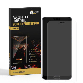 6x Hydrogel-Glass für Huawei P20 Pro Selbstheilend für Micro Kratzer 3D KLAR Panzerfolie Displayschutz Schutzfolie Screen-Protector