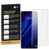 4x Hydrogel-Glass für Huawei P30 Selbstheilend für Micro Kratzer 3D KLAR Panzerfolie Displayschutz Schutzfolie Screen-Protector