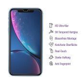 1x UV-Liquid 9H Panzerglas für iPhone XS 3D KLAR echtes Tempered Panzerhartglas Schutzglas Displayschutz Panzerfolie Schutzfolie Screen Protector