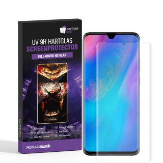 2x 9H Panzerglas für Huawei P30 Pro Full-Screen HD klar UV-Liquid Tempered Glas Displayschutz Schutzglas Screen-Protector