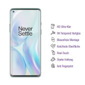 2x UV-Liquid 9H Panzerglas für OnePlus 7 Pro  3D KLAR echtes Tempered Panzerhartglas Schutzglas Displayschutz Panzerfolie Schutzfolie Screen Protector
