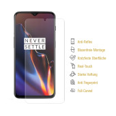 2x Panzerfolie für OnePlus 7T FULL COVER Displayschutzfolie ANTI-SCHOCK MATT