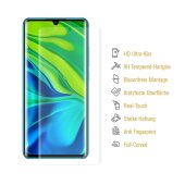 2x 9H Hartglas für Xiaomi Mi Note 10 Pro FULL CURVED Panzerfolie Schutzglas KLAR Panzerglas Schutzfolie Displayschutz