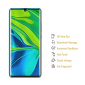 6x Hydrogel-Glass für Xiaomi Mi Note 10 Pro Selbstheilend für Micro Kratzer 3D KLAR Panzerfolie Displayschutz Schutzfolie Screen-Protector