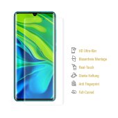 2x Displayfolie für Xiaomi Mi Note 10 FULL COVER Displayschutzfolie HD KLAR