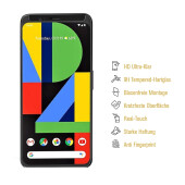 4x 9H Panzerhartglas für Google Pixel 4 ECHTES TEMPERED Panzerglas Screen Protector Displayschutz Schutzglas Panzerfolie Schutzfolie Hartglas Displayglas