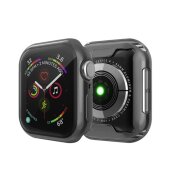 Schutzhülle für Apple Watch 4/ 5/ 6/ 2020/ 2023/ SE 40 mm Case Cover Bumper Displayschutz Hülle Tasche Schwarz
