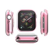 Schutzhülle für Apple Watch 4/ 5/ 6/ 2020/ 2023/ SE 40 mm Case Cover Bumper Displayschutz Hülle Tasche Pink