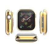 Schutzhülle für Apple Watch 4/ 5/ 6/ 2020/ 2023/ SE 40 mm Case Cover Bumper Displayschutz Hülle Tasche Gold