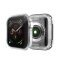 Schutzhülle für Apple Watch 4/ 5/ 6/ 2020/ 2023/ SE 40 mm Case Cover Bumper Displayschutz Hülle Tasche Silber