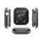 Schutzhülle für Apple Watch 4/ 5/ 6/ 2020/ 2023/ SE 44 mm Case Cover Bumper Displayschutz Hülle Tasche Schwarz