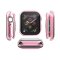 Schutzhülle für Apple Watch 4/ 5/ 6/ 2020/ 2023/ SE 44 mm Case Cover Bumper Displayschutz Hülle Tasche Pink