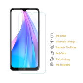 6x Panzerfolie für Xiaomi Mi Note 8 Pro ANTI-SCHOCK Displayschutzfolie MATT