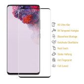 1x 9H Panzerglas für Samsung Galaxy S20 FULL CURVED Schutzfolie Schutzglas HD KLAR Displayschutz Panzerfolie Displayglas Tempered Echtglas Hartglas