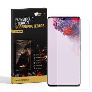 1x Hydrogel-Glass für Samsung Galaxy S20 Ultra Selbstheilend für Micro Kratzer 3D KLAR Panzerfolie Displayschutz Schutzfolie Screen-Protector