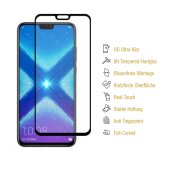 2x 9H Hartglas für Huawei Honor 8X FULL COVER Panzerfolie Displayschutz KLAR Panzerglas Schutzglas Schutzfolie