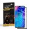 1x 9H Hartglas für Huawei P30 Lite FULL COVER Panzerfolie Displayschutz KLAR SW Panzerglas Schutzglas Schutzfolie