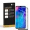 1x 9H Hartglas für Huawei P30 Lite FULL COVER Panzerfolie Displayschutz KLAR SW Panzerglas Schutzglas Schutzfolie