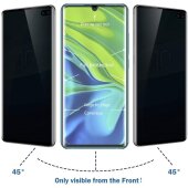 1x Blickschutz 9H Panzerglas für Xiaomi Mi Note 10 Pro FULL CURVED ANTI-SPY PRIVACY Displayschutz Schutzglas Panzerfolie Schutzfolie echtes Tempered Glass Screen-Protector