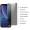 1x Blickschutz 9H Panzerhartglas für iPhone XR ANTI-SPY PRIVACY Displayschutz Panzerfolie Schutzfolie echtes Tempered Panzerglas Schutzglas Screen Protector