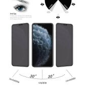 1x Blickschutz 9H Panzerhartglas für iPhone XR ANTI-SPY PRIVACY Displayschutz Panzerfolie Schutzfolie echtes Tempered Panzerglas Schutzglas Screen Protector