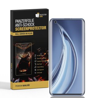 3x Panzerfolie für Xiaomi Mi 10 FULL COVER Displayschutz Schutzfolie HD KLAR