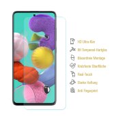 1x 9H Hartglas für Samsung Galaxy A51 Panzerfolie Displayschutz Schutzglas KLAR Panzerglas Schutzglas Schutzfolie