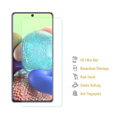 6x Displayschutzfolie für Samsung Galaxy A71 Displayfolie HD KLAR