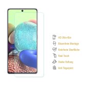 6x 9H Nano-Glass für Samsung Galaxy A71 3D KLAR Anti-Shock Anti-Bruch Anti-Stoß Anti-Schmutz Panzernanoglas Displayschutz Schutzfolie Panzerfolie Panzerglas Screen-Protector