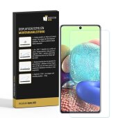 3x Panzerfolie für Samsung Galaxy A71 ANTI-SCHOCK Displayschutzfolie MATT