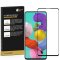 3x 9H Hartglas für Samsung Galaxy A51 FULL COVER Panzerfolie Displayschutz KLAR SW Panzerglas Schutzglas Schutzfolie