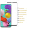 3x 9H Hartglas für Samsung Galaxy A51 FULL COVER Panzerfolie Displayschutz KLAR SW Panzerglas Schutzglas Schutzfolie