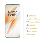 6x Panzerfolie für OnePlus 8 Pro FULL COVER PET Displayschutz Displayfolie KLAR