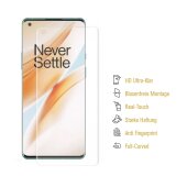 3x Displayfolie für OnePlus 8 Pro FULL COVER Displayschutz Schutzfolie HD KLAR