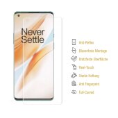 4x Panzerfolie für OnePlus 8 Pro FULL COVER Displayschutz Displayfolie MATT