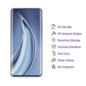 1x UV-Liquid 9H Panzerglas für Xiaomi Mi 10 Pro 3D KLAR echtes Tempered Panzerhartglas Schutzglas Displayschutz Panzerfolie Schutzfolie Screen Protector