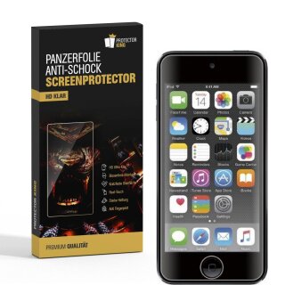 6x Panzerfolie für iPod Touch 7 Generation ANTI-SCHOCK Displayschutzfolie KLAR