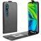 Flip Case Handyhülle für Xiaomi Mi Note 10 Pro Vertikal Schutzhülle Tasche Cover Schwarz Bumper Smartphone Kartensteckplatz-Kreditkarte-Geldscheine EC-Karte Bank-Karte